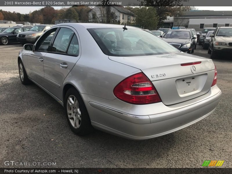 Brilliant Silver Metallic / Charcoal 2003 Mercedes-Benz E 320 Sedan