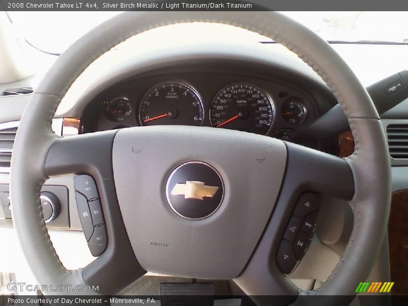 Silver Birch Metallic / Light Titanium/Dark Titanium 2008 Chevrolet Tahoe LT 4x4