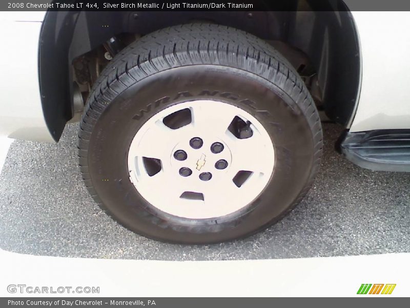 Silver Birch Metallic / Light Titanium/Dark Titanium 2008 Chevrolet Tahoe LT 4x4