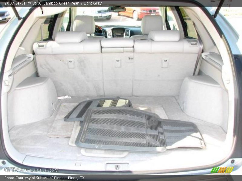 Bamboo Green Pearl / Light Gray 2007 Lexus RX 350