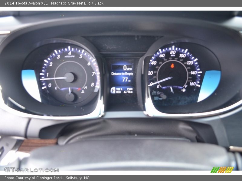 Magnetic Gray Metallic / Black 2014 Toyota Avalon XLE