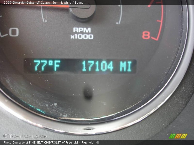Summit White / Ebony 2009 Chevrolet Cobalt LT Coupe