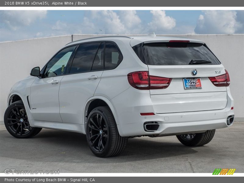 Alpine White / Black 2018 BMW X5 xDrive35i