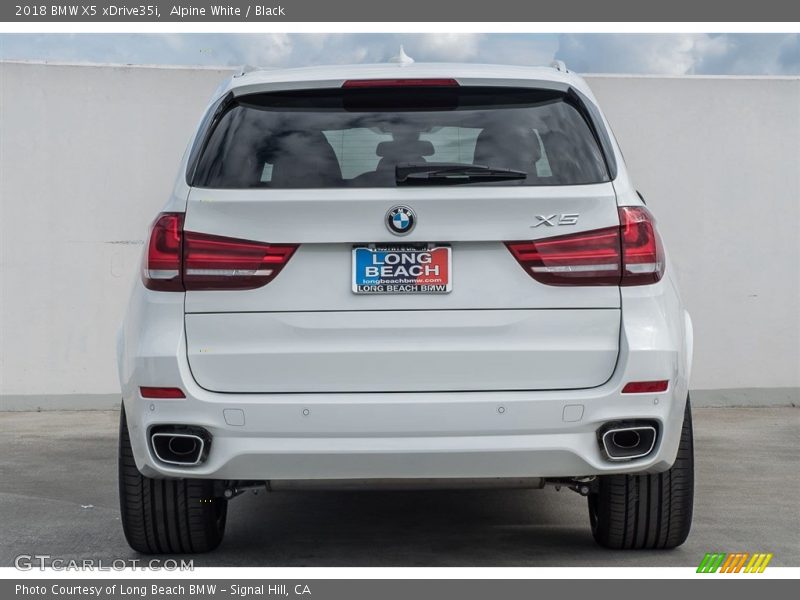 Alpine White / Black 2018 BMW X5 xDrive35i