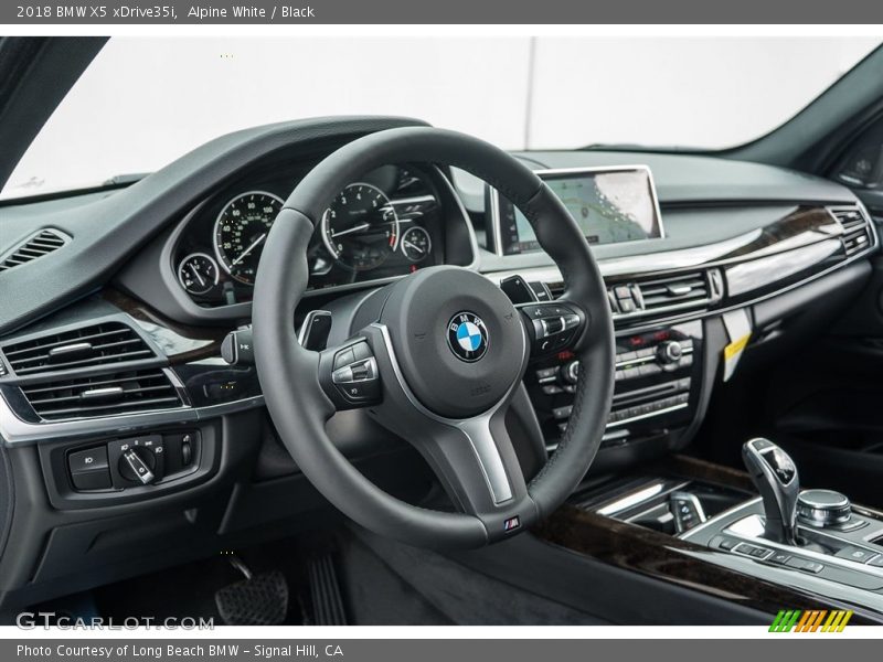 Alpine White / Black 2018 BMW X5 xDrive35i