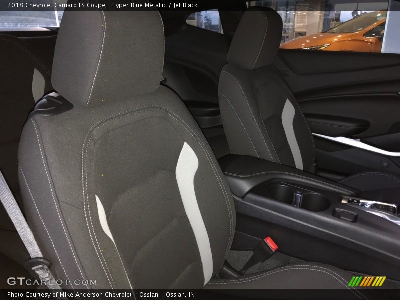 Hyper Blue Metallic / Jet Black 2018 Chevrolet Camaro LS Coupe
