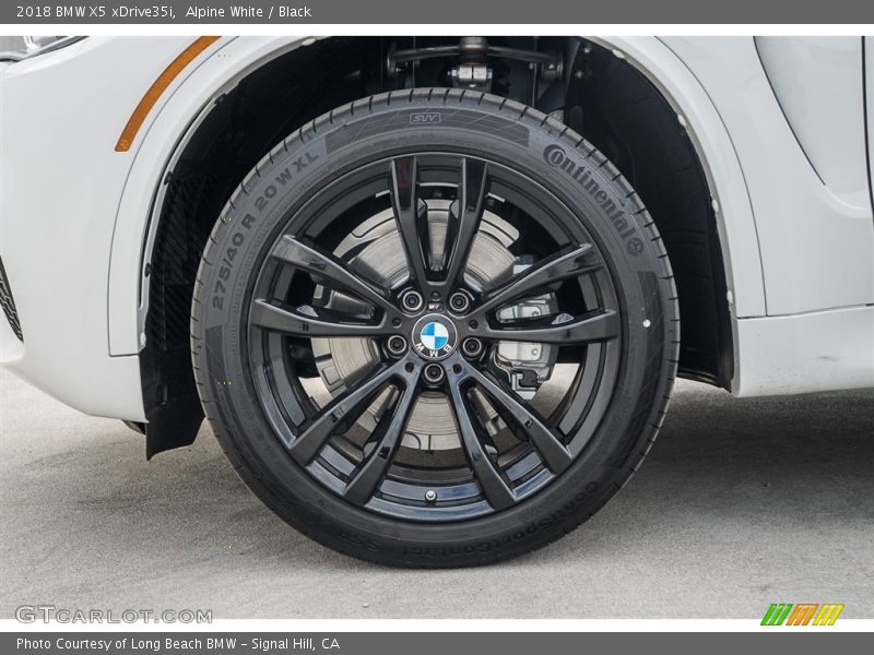 Alpine White / Black 2018 BMW X5 xDrive35i