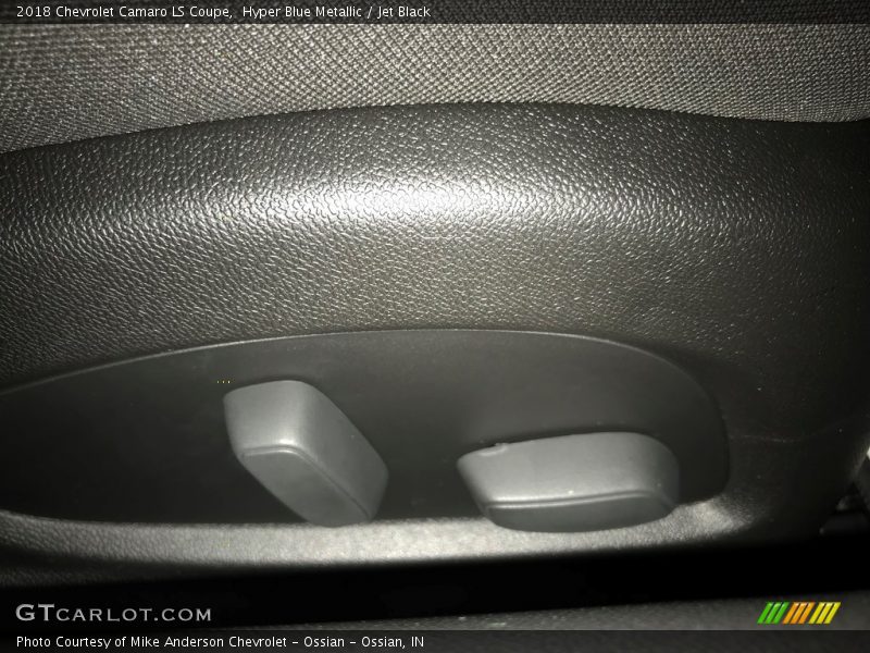 Hyper Blue Metallic / Jet Black 2018 Chevrolet Camaro LS Coupe