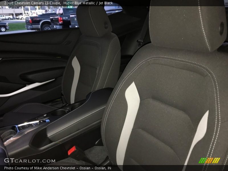 Hyper Blue Metallic / Jet Black 2018 Chevrolet Camaro LS Coupe