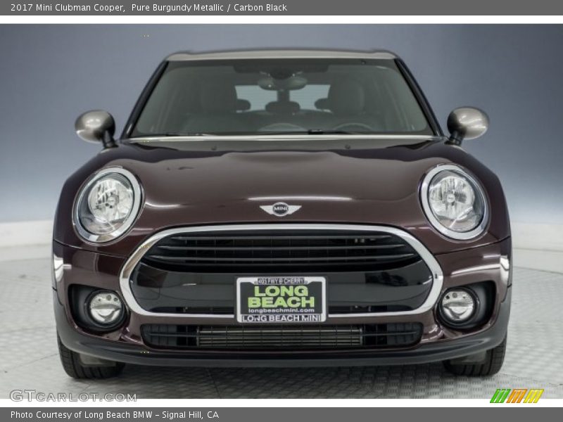 Pure Burgundy Metallic / Carbon Black 2017 Mini Clubman Cooper