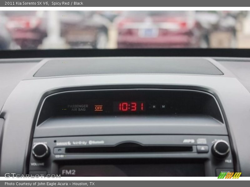 Spicy Red / Black 2011 Kia Sorento SX V6