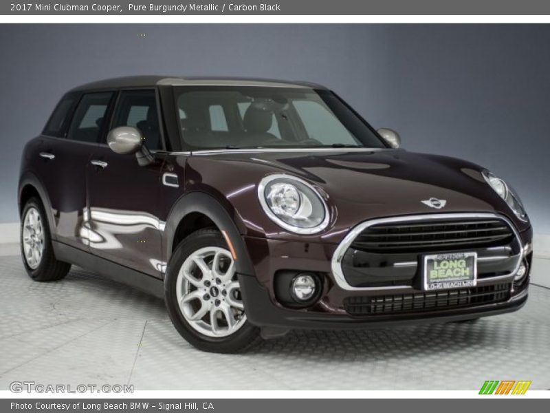 Pure Burgundy Metallic / Carbon Black 2017 Mini Clubman Cooper