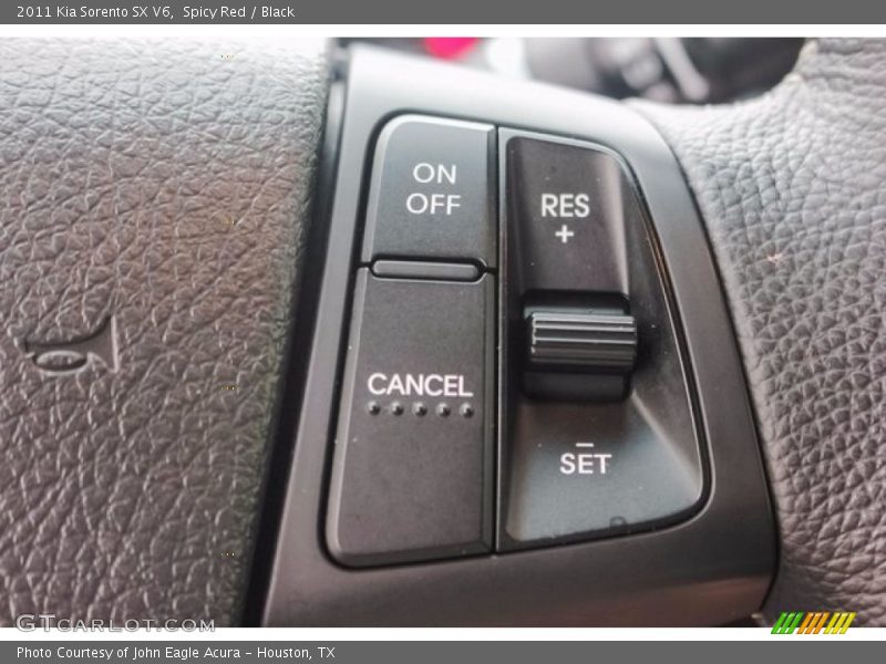 Spicy Red / Black 2011 Kia Sorento SX V6