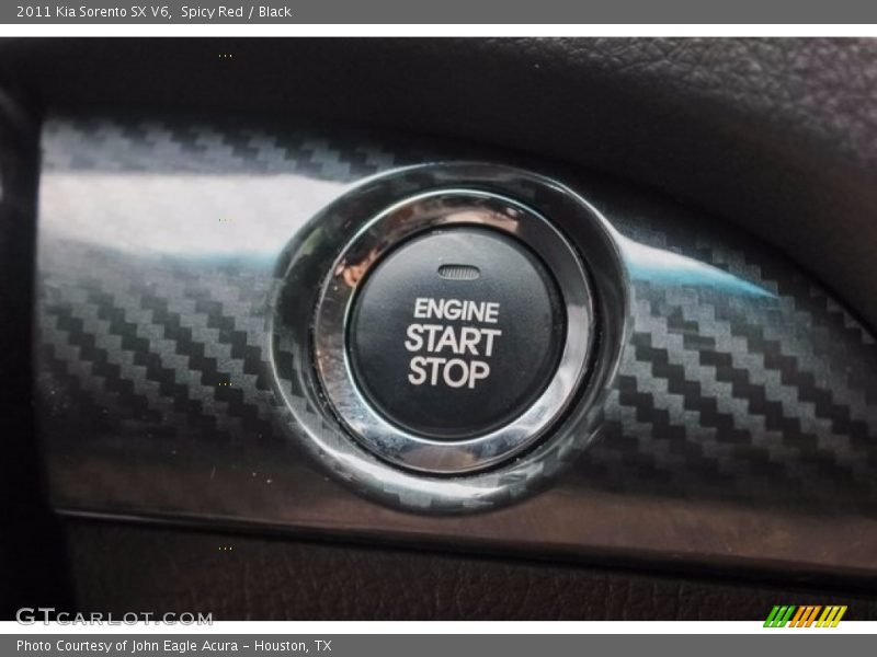 Spicy Red / Black 2011 Kia Sorento SX V6