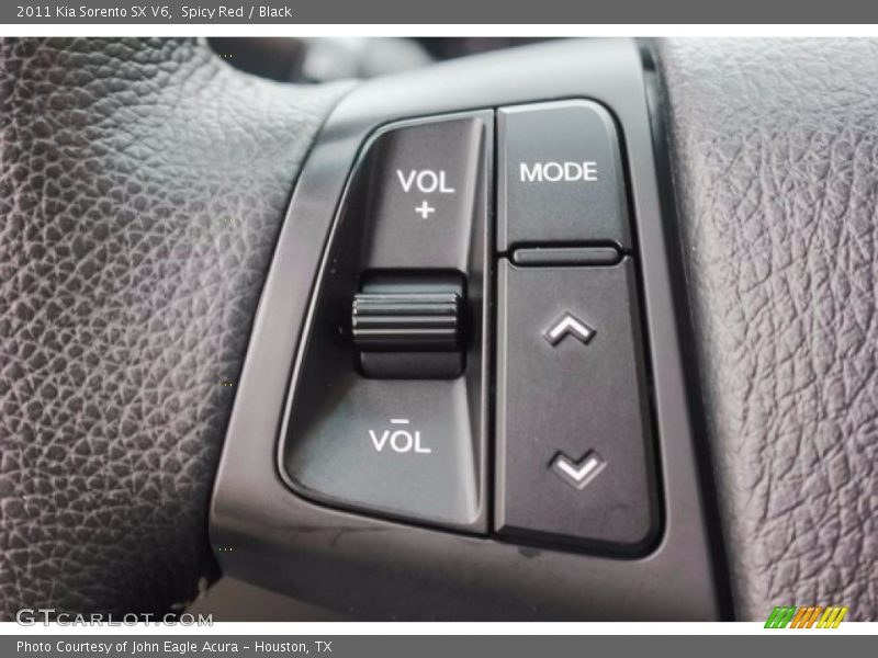 Spicy Red / Black 2011 Kia Sorento SX V6
