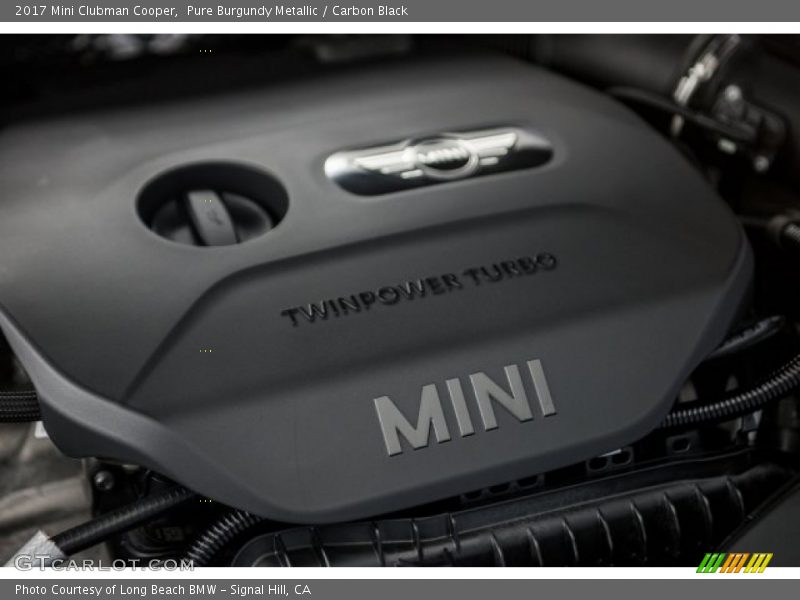 Pure Burgundy Metallic / Carbon Black 2017 Mini Clubman Cooper