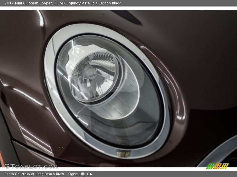 Pure Burgundy Metallic / Carbon Black 2017 Mini Clubman Cooper