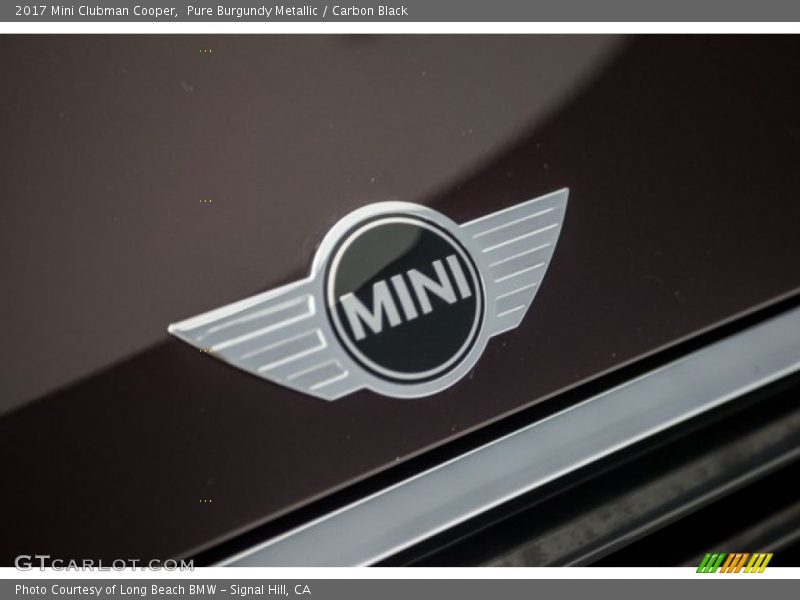 Pure Burgundy Metallic / Carbon Black 2017 Mini Clubman Cooper