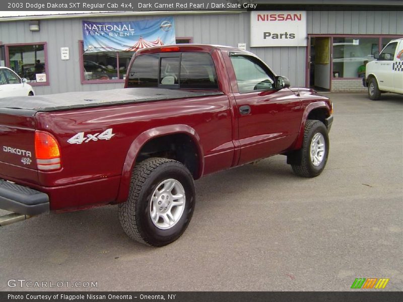 Dark Garnet Red Pearl / Dark Slate Gray 2003 Dodge Dakota SXT Regular Cab 4x4