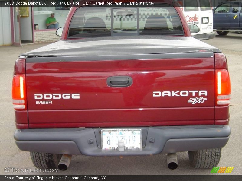 Dark Garnet Red Pearl / Dark Slate Gray 2003 Dodge Dakota SXT Regular Cab 4x4