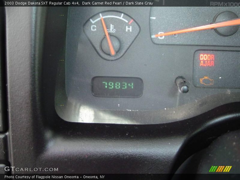 Dark Garnet Red Pearl / Dark Slate Gray 2003 Dodge Dakota SXT Regular Cab 4x4
