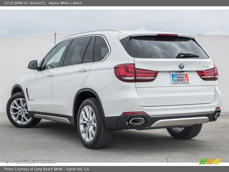 Alpine White / Black 2018 BMW X5 xDrive35i