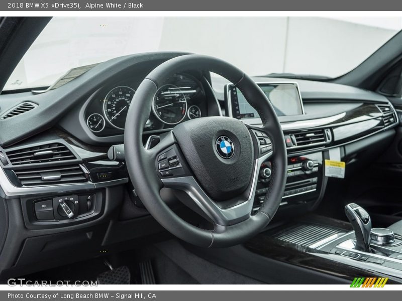 Alpine White / Black 2018 BMW X5 xDrive35i