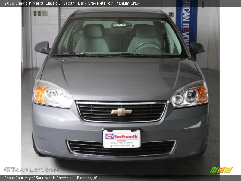 Dark Gray Metallic / Titanium Gray 2008 Chevrolet Malibu Classic LT Sedan
