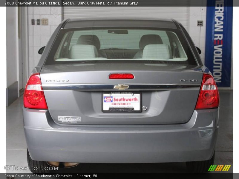 Dark Gray Metallic / Titanium Gray 2008 Chevrolet Malibu Classic LT Sedan