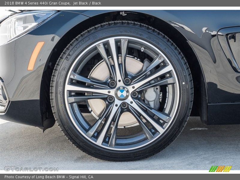 Jet Black / Black 2018 BMW 4 Series 440i Gran Coupe