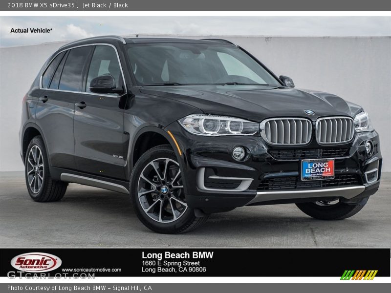 Jet Black / Black 2018 BMW X5 sDrive35i