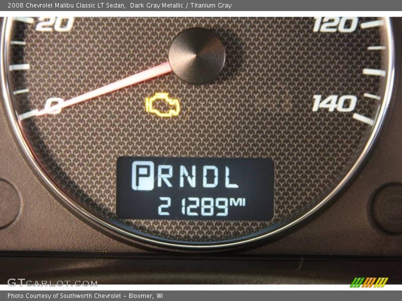 Dark Gray Metallic / Titanium Gray 2008 Chevrolet Malibu Classic LT Sedan