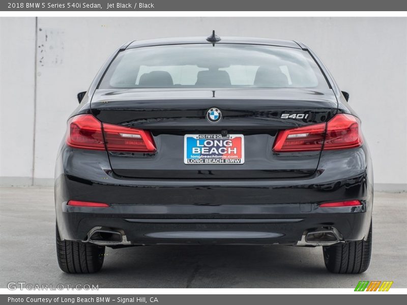 Jet Black / Black 2018 BMW 5 Series 540i Sedan