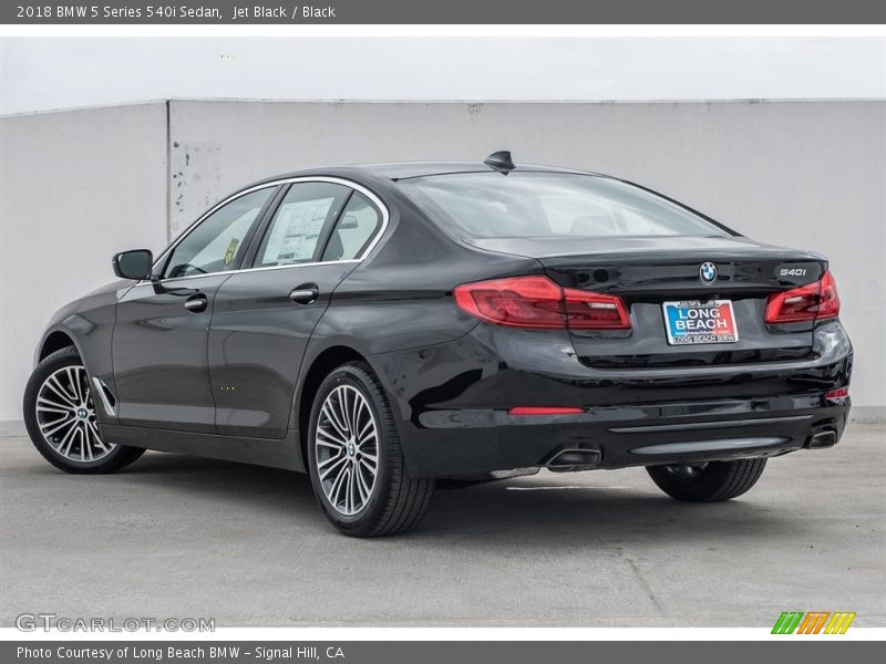 Jet Black / Black 2018 BMW 5 Series 540i Sedan