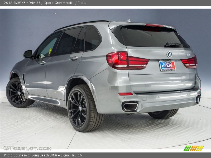 Space Gray Metallic / Black 2018 BMW X5 sDrive35i