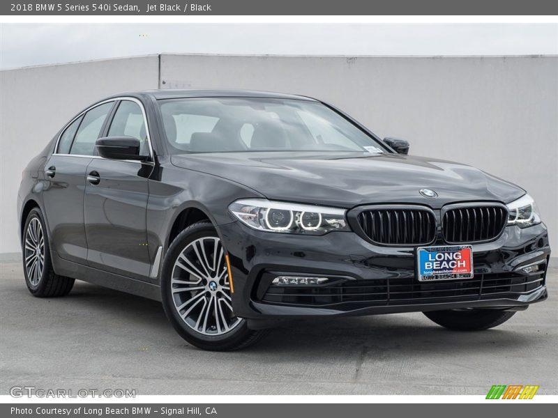 Jet Black / Black 2018 BMW 5 Series 540i Sedan