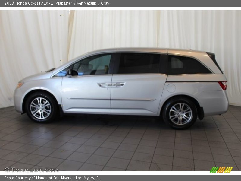 Alabaster Silver Metallic / Gray 2013 Honda Odyssey EX-L