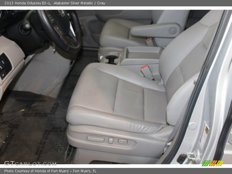 Alabaster Silver Metallic / Gray 2013 Honda Odyssey EX-L