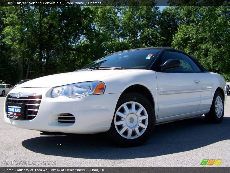 Stone White / Charcoal 2005 Chrysler Sebring Convertible