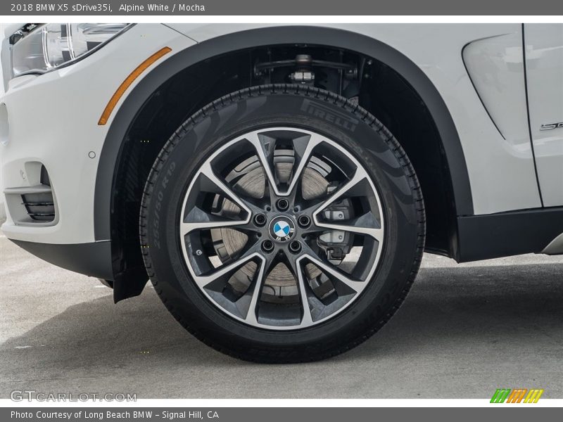 Alpine White / Mocha 2018 BMW X5 sDrive35i