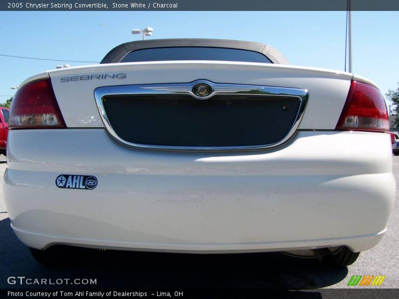Stone White / Charcoal 2005 Chrysler Sebring Convertible