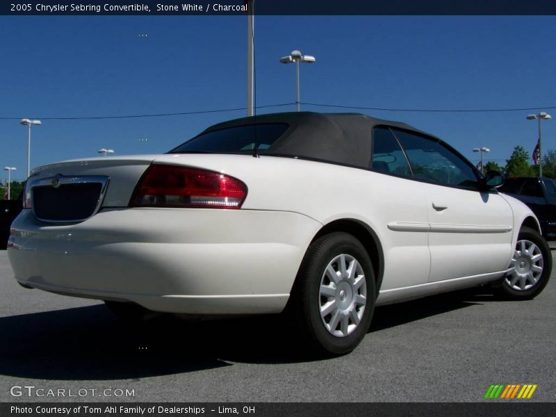 Stone White / Charcoal 2005 Chrysler Sebring Convertible