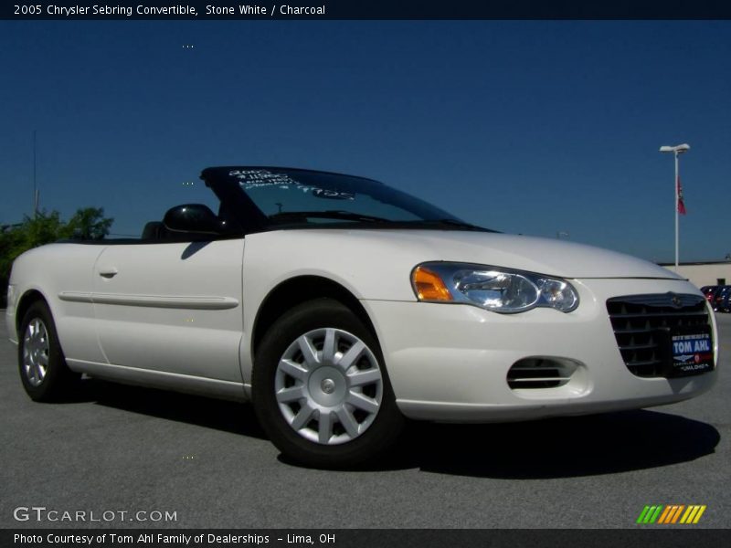 Stone White / Charcoal 2005 Chrysler Sebring Convertible