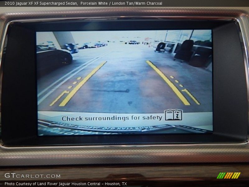 Porcelain White / London Tan/Warm Charcoal 2010 Jaguar XF XF Supercharged Sedan