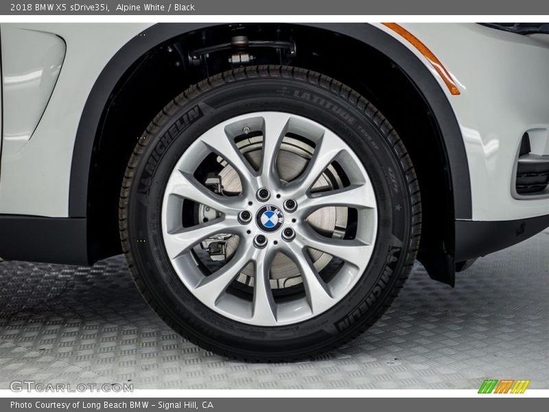 Alpine White / Black 2018 BMW X5 sDrive35i