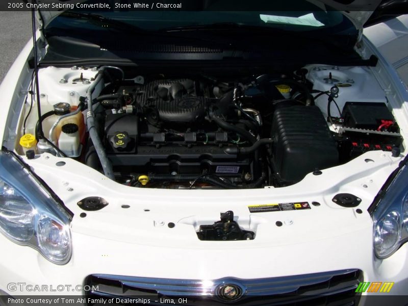 Stone White / Charcoal 2005 Chrysler Sebring Convertible