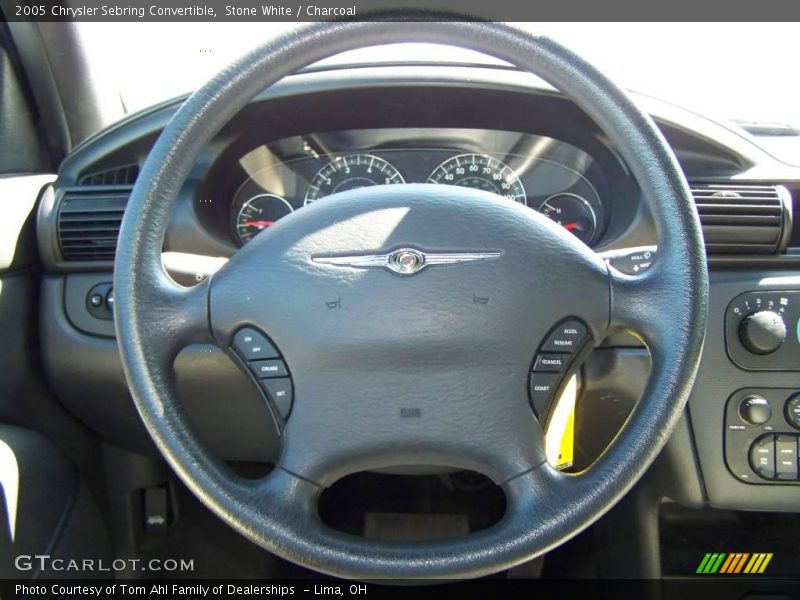Stone White / Charcoal 2005 Chrysler Sebring Convertible