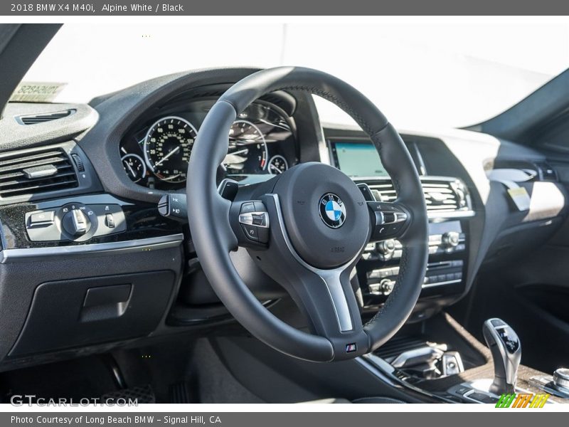 Alpine White / Black 2018 BMW X4 M40i
