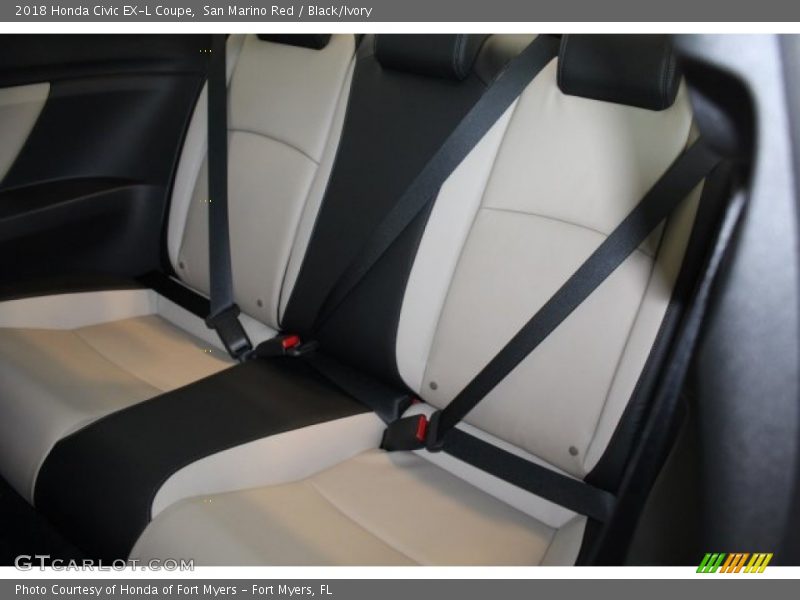 Rear Seat of 2018 Civic EX-L Coupe