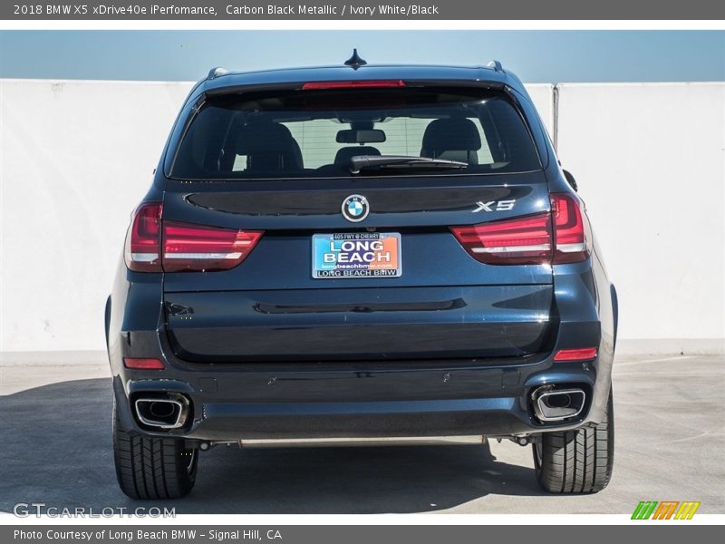 Carbon Black Metallic / Ivory White/Black 2018 BMW X5 xDrive40e iPerfomance